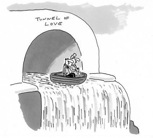 Tunnel of love waterfall