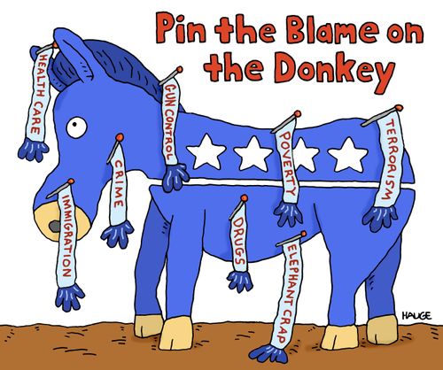 Pin the Blame on the Donkey