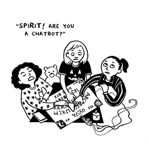 "Spirit! Are you a chatbot?"