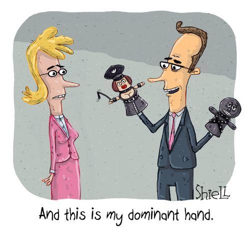 "This is my dominant hand."