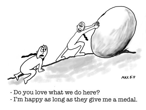 "Do you love what we do here?"
