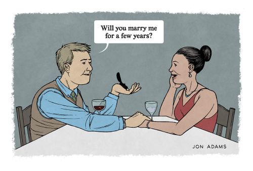 "Will you marry me for a few years?"