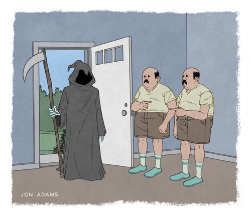 The Grim Reaper and the Twins