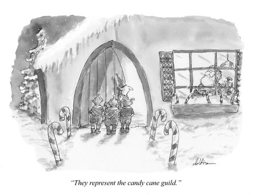 "They represent the candy cane guild."