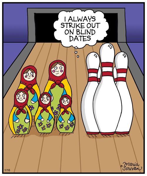 I always strike out on blind dates