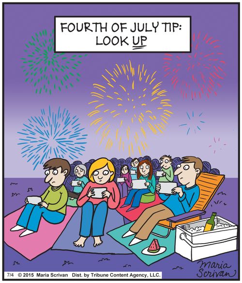 Fourth of July tip: look up
