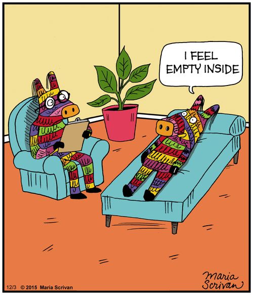"I feel empty inside."