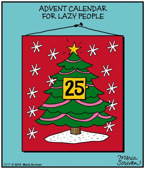 Advent calendar for lazy people