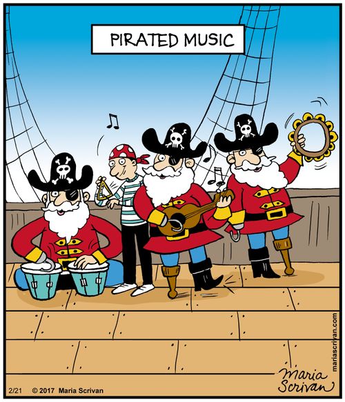 Pirated music