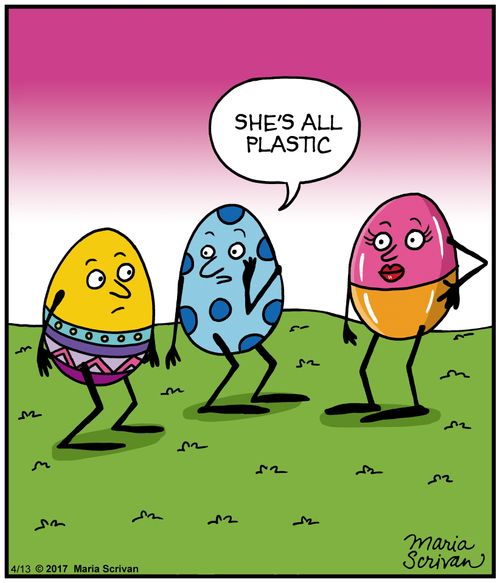 "She's all plastic."