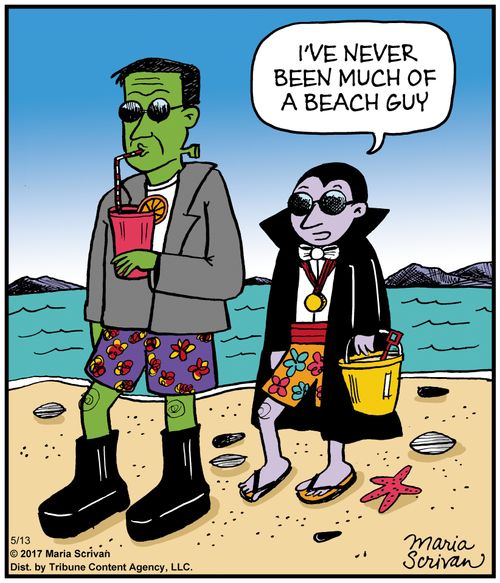 "I've never been much of a beach guy."