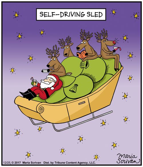 Self-driving sled