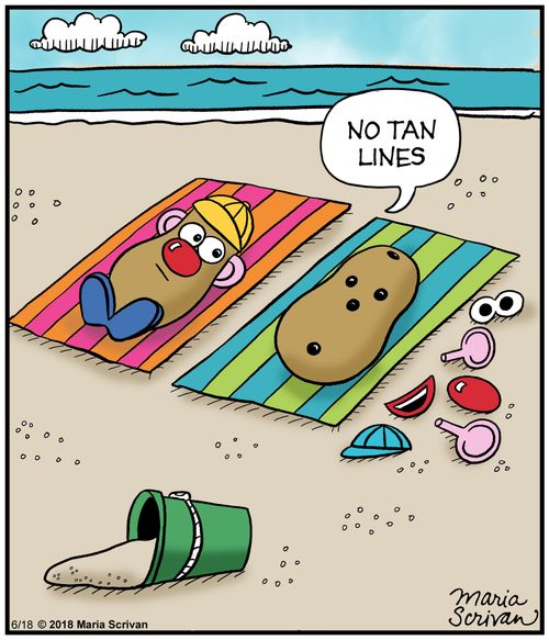 "No tan lines"