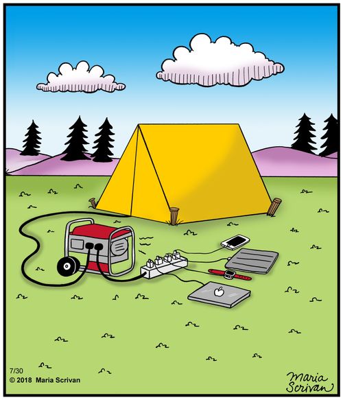 Modern camping