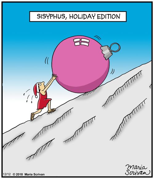 Sisyphus, Holiday edition
