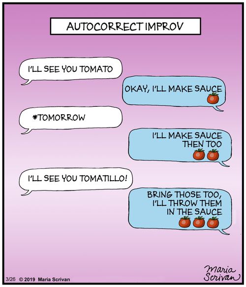 Autocorrect improv