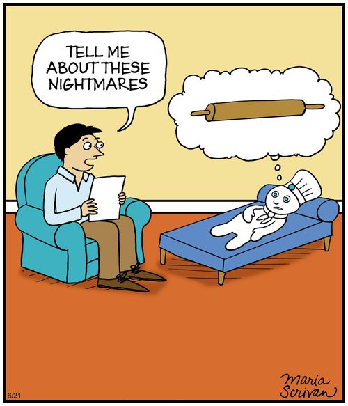 "Tell me about these nightmares."