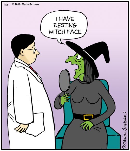 I have a resting witch face
