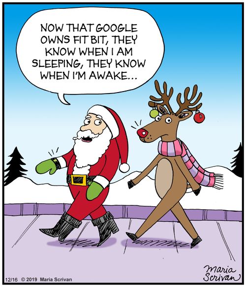 "Now that Google owns Fitbit, they know when I am sleeping, they know when I'm awake..."