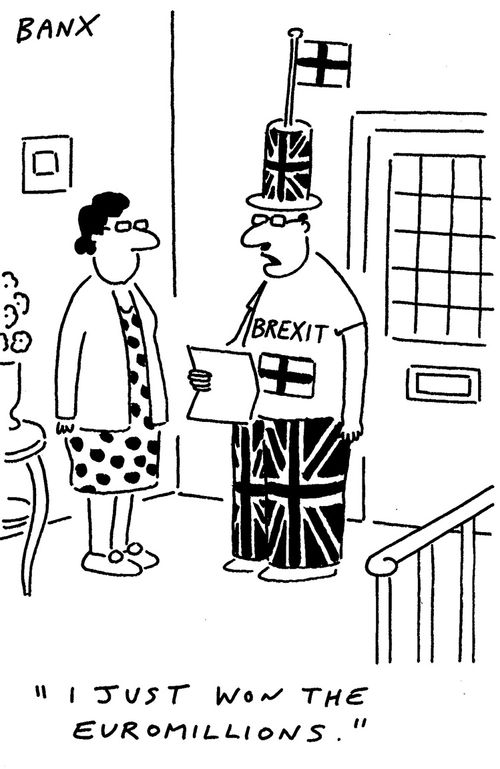 "I just won the Euromillions."