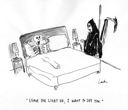 "Leave the light on, I want to see you."