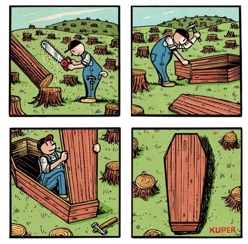 Environmental casket