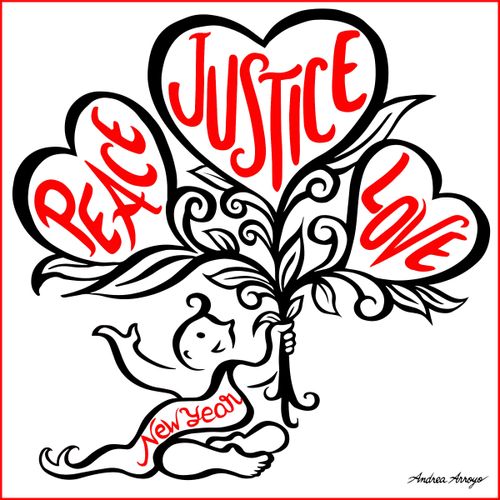 New Year: Peace, Justice, Love