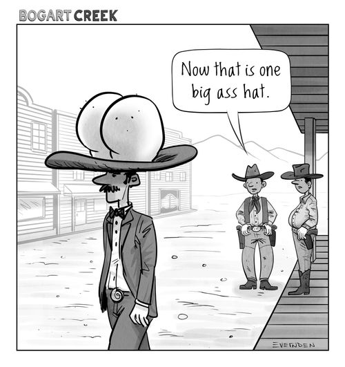 "Now that is one big ass hat."