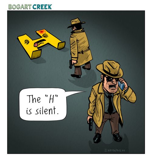 "The 'H' is silent."