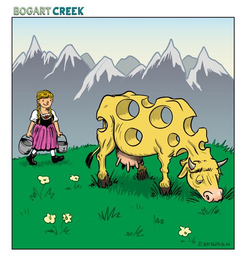 Swiss Cheese Cow