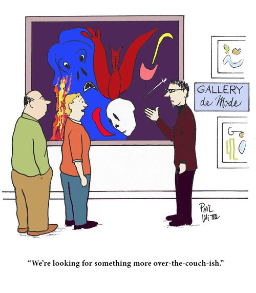 "We're looking for something more over-the-couch-ish."
