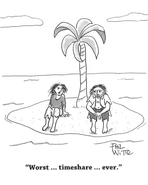 "Worst. . . timeshare. . . ever."