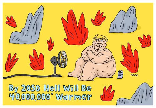 By 2050 Hell will be 40,000,000 Warner