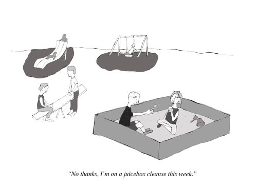 "No thanks, I'm on a juicebook cleanse this week."