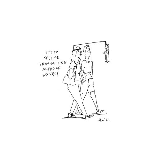 "It's to keep me from getting ahead of myself."