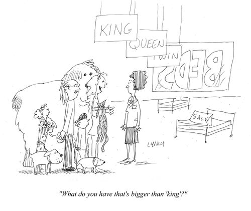 "What do you have that's bigger than 'king'?"