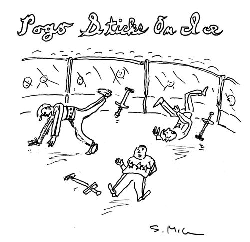 Pogo Sticks On Ice