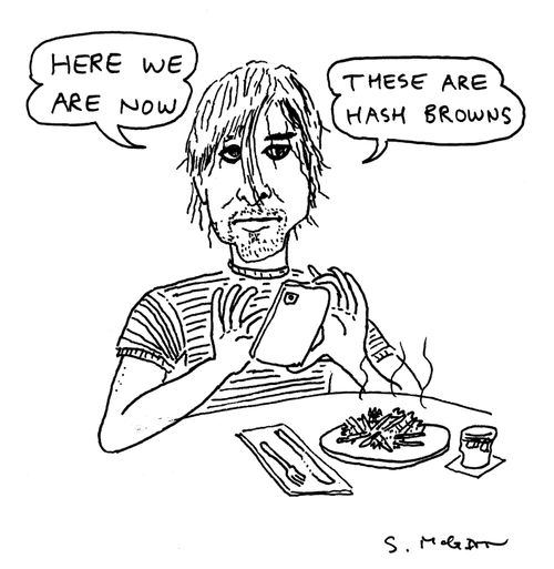 "Here we are now, these are hash browns."