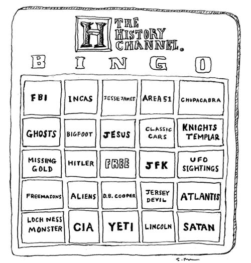 "History Channel Bingo"