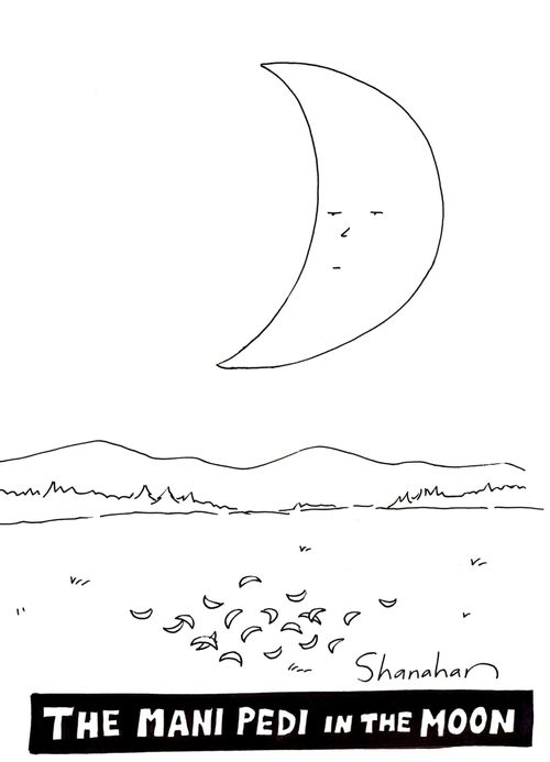 The mani pedi in the moon