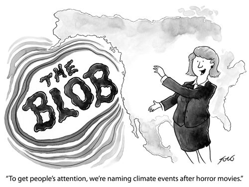 "To get people's attention we're naming climate events after horror movies."