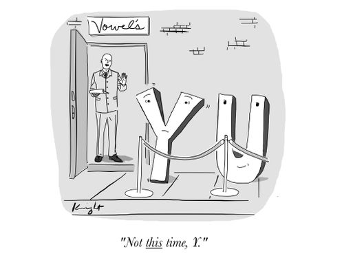 "Not this time, Y"
