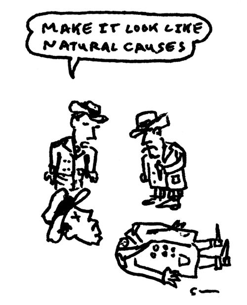 "Make it look like natural causes."