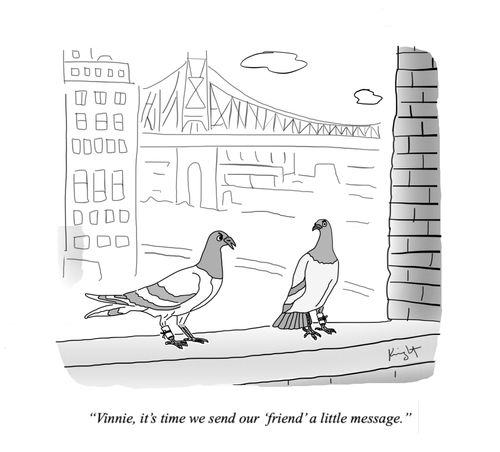 "Vinnie, it's time we send our 'friend' a little message."