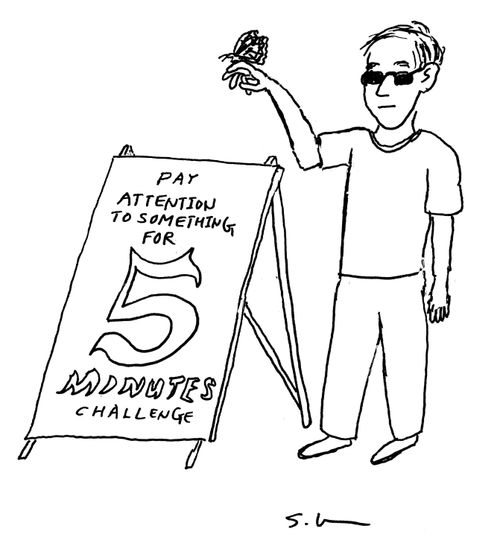 Pay Attention To Something For 5 Minutes Challenge 