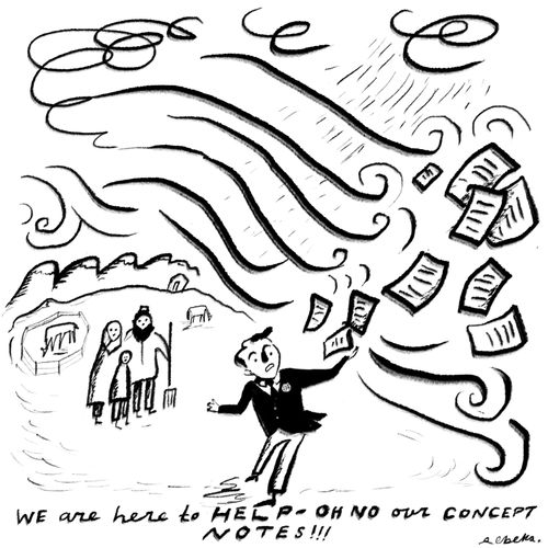 "We are here to help - oh no our concept notes!!"