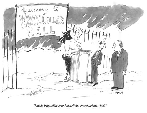 "I made impossibly long PowerPoint presentations. You?"