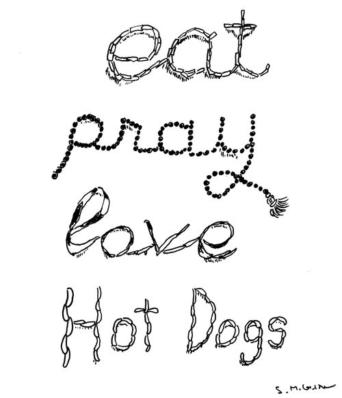 Eat, Pray, Love Hot Dogs