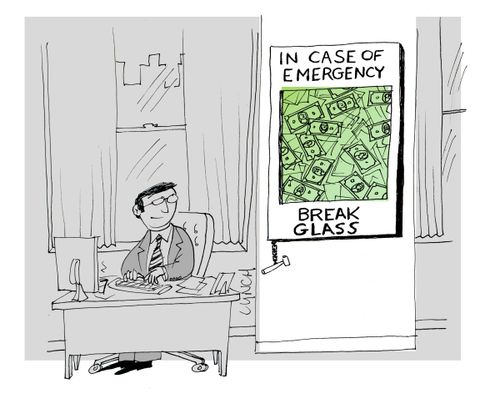 In case of emergency break glass