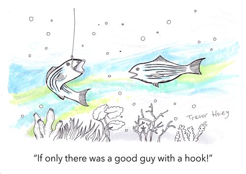 "If only there was a good guy with a hook!"